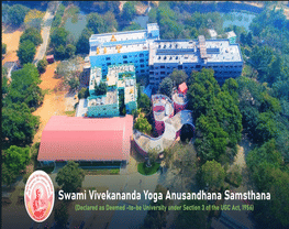 Swami Vivekananda Yoga Anusandhana Samsthana - [S-VYASA]