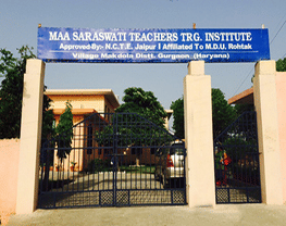 Maa Saraswati Teachers Training Institute - [MSTTI]