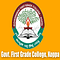 Government First Grade College logo