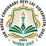 Jan Nayak Chaudhary Devi Lal Memorial College of Pharmacy - [JCDMCP]