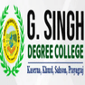 G Singh Degree College