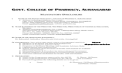 Mandatory Disclosure