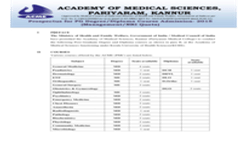 Information Brochure- PG Courses