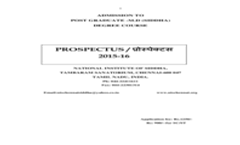 Prospectus 2015-16