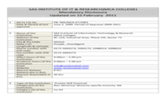 Mandatory Disclosure