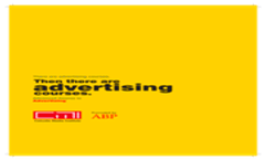 Advertising Course- Brochure