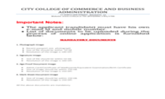 Admission Guidlines