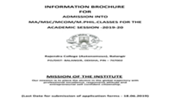 PG Admission Brochure