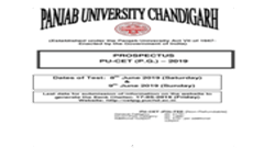 PU-CET (P.G.)