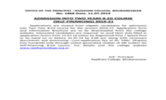 B.Ed. Information Brochure