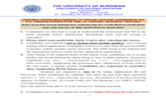 Admission Broucher (Post Graduation)