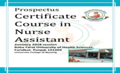 Certificate Course in Nursing Assistant