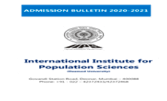 IIPS Admission Bulletin 2023