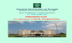 Ph.D Prospectus