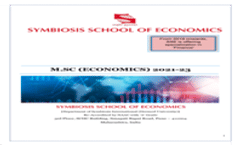 M.Sc Economics Brochure
