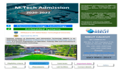 M Tech BROCHURE