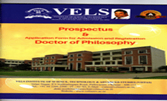 phd in vels university