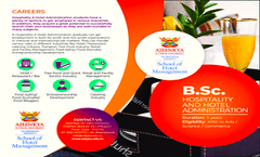 B.Sc. HOSPITALITY  AND HOTEL  ADMINISTRATION