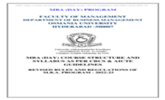 Syllabus MBA