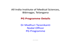 PG Program Brochure