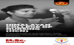 M.Sc Nursing Brochure