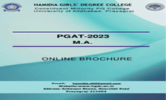 M.A Brochure