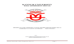 B.Ed Admission Prospectus 2023
