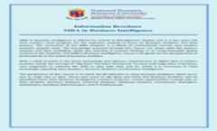 MBA Business Intelligence Brochure 2023