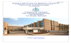 MD MS Admission Prospectus 2023