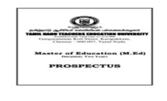 M.Ed Prospectus 2023