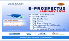 IGNOU Prospectus 2024