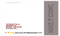 idyllic institute of management PG Brochure