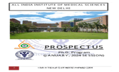 Ph.D Prospectus 2024