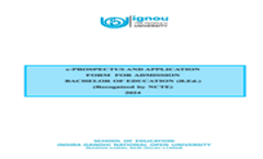 IGNOU B.Ed. Prospectus 2024