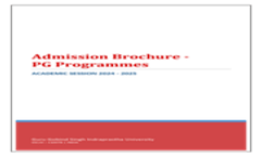 PG Admission Brochure 2024