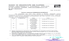 Anna University B.Arch Fees 2023-2024