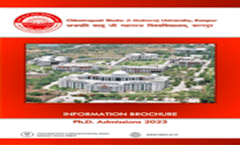 CSJMU 2023 Ph.D Brochure