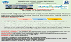 M.Sc Biotechnology Brochure 2024