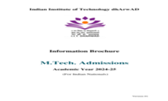 M.Tech Brochure