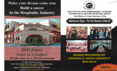 IHM Jaipur Admission Brochure 2024-25