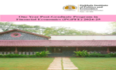 Post Graduate Program in Financial Economics Brochure 2024