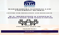M.A. (Mediation & Conflict Resolution) Brochure 2024