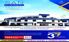SAN B School Flyer Design 2024