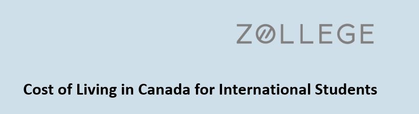 Cost of Living in Canada for International Students