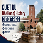 CUET DU BA Hons History Cutoff 2026