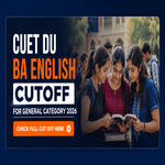 CUET DU BA English Cutoff for General Category 2026