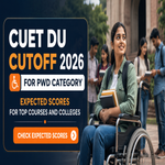 CUET DU Cutoff for PwD Category 2026