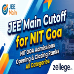 JEE Main Cutoff 2026 for NIT Goa
