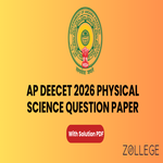 AP DEECET 2026 Physical Science Question Paper with Solution PDF