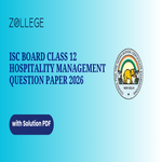 ICSE Board Class 12 Hospitality Management Question Paper 2026 with Solutions